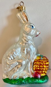 lot 143 image: 3 Christopher Radko Easter Themed Ornaments