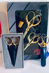 lot 208 image: Variety of Scissors including Gingher and Mundial and More