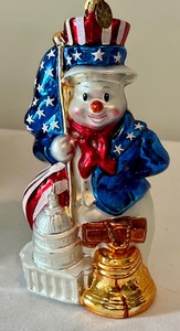 lot 199 image: Christopher Radko Uncle Snowman Ornament