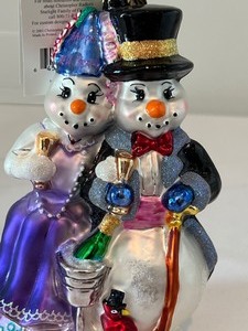 lot 193 image: Christopher Radko Happy Snow Year February 2002 Ornament