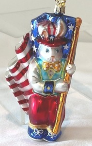 lot 181 image: Signed Billy the Bunny Christopher Radko Christmas Ornament