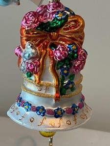 lot 170 image: Christopher Radko Wedding Dove Christmas Ornament