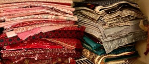 lot 218 image: Fine Fabric