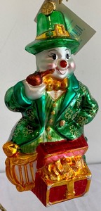 lot 228 image: Christopher Radko Snow Lucky Ornament with Box and Tag