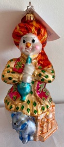 lot 227 image: Christophe Radko Snow Sultan Ornament with Box and Tag