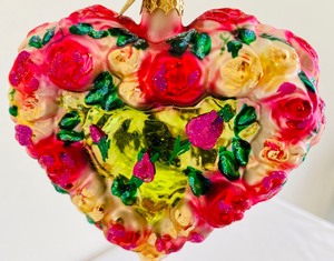 lot 239 image: Christopher Radko Love in Bloom Ornament with Box