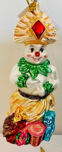 lot 233 image: Christopher Radko Winter in Waikiki Ornament with Box and Tag