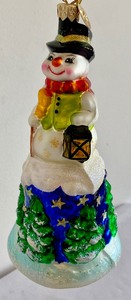 lot 232 image: Christopher Radko Snowbell Ornament with Box