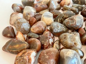 lot 329 image: Natures Beauty Variety of Polished Agates