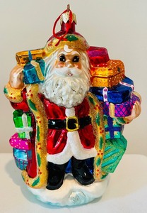 lot 266 image: Christopher Radko Gifted St. Nick Ornament with Box