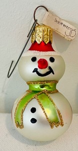 lot 278 image: Three Department 56 Snowman Ornaments