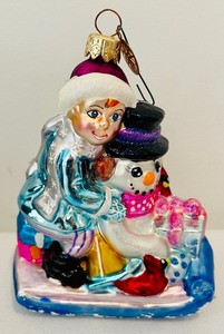 lot 287 image: Christopher Radko Fritz N Frosty Ornament with Box