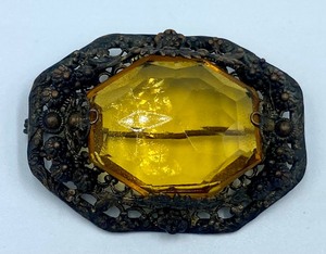 lot 385 image: Two Antique Pendants including an Antique Garnet Pendant