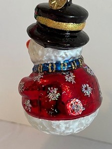 lot 292 image: Christopher Radko Charlie McBroom Snowman Ornament