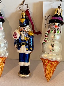 lot 296 image: Three Mini Christopher Radko Ornaments