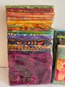 lot 416 image: Two Packages of Fat Quarter Quilting SquaresMaterial