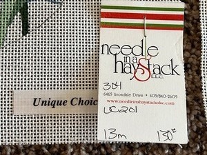lot 434 image: Two Wildlife Needlework Stocking Stitch Guides from Needle in a Haystack