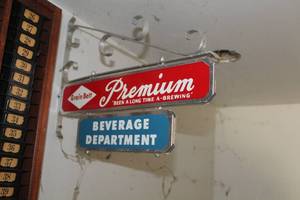 lot 502 image: Grain Belt Wall Sign