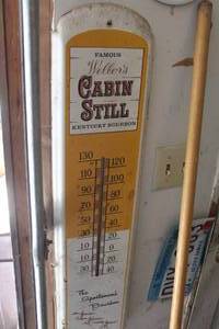 lot 514 image: Cabin Still Metal Wall-Mount Thermometer