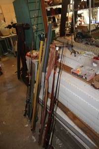 lot 540 image: Lot of (15) Fishing Equipment - Fishing Poles, Tackle