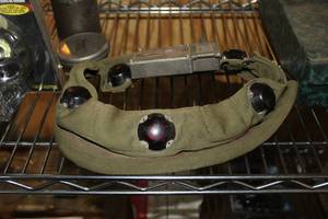 lot 582 image: Vintage 1984 Department of the Army  Loral Electro Optical Systems Harness Assembly, Helmet-MWLD