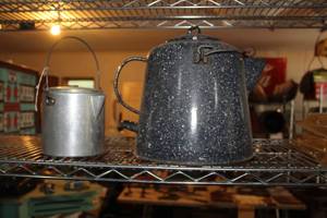 lot 597 image: Lot of (2) Camp Coffee Pots