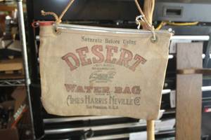 lot 606 image: Vintage Ames Harris Neville Co Desert Brand Water Bag