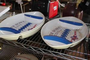lot 609 image: Lot of (3) Super Bowl XXVI Plastic Chip Bowls