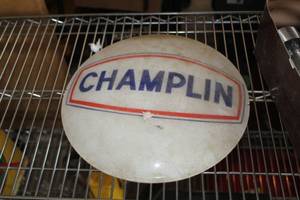 lot 616 image: 14 Champlin Plastic Wall Sign