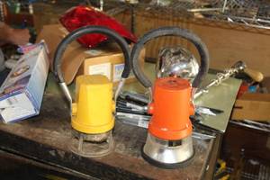 lot 621 image: Lot of (2) Trainman Lantern