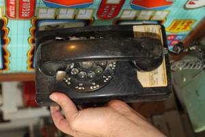 lot 655 image: Vintage Rotary Dial Telephone Set