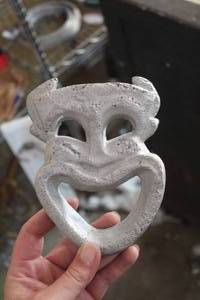 lot 679 image: Clown Metal Home Dcor