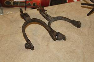 lot 740 image: Lot of (2) Vintage Horse Spurs