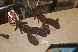 lot 741 image: Lot of (2) Vintage Mexican Horse Spurs