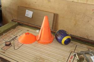 lot 747 image: Football, Cone Markers