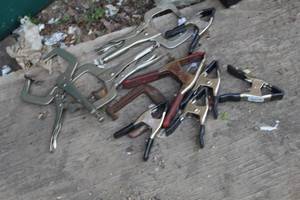 lot 769 image: Lot of (10) Assorted Hand Clamps