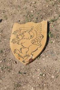 lot 778 image: Wooden Shield