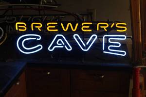 lot 481 image: Brewers Cave Neon Light