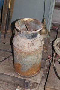 lot 829 image: Vintage Milk Can