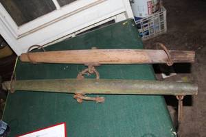 lot 848 image: Lot of (2) Vintage Oxen Yokes