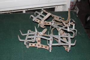 lot 860 image: Vintage Ice Claws for shoes (old wood)