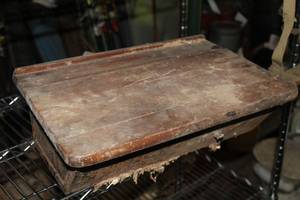 lot 882 image: Vintage School Desk Top