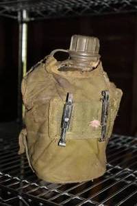 lot 887 image: Vintage Military Flask