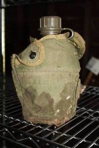 lot 888 image: Vintage Military Flask