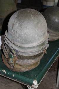 lot 916 image: Lot of (7) Vintage Military Helmets