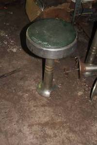 lot 942 image: Lot of (8) Vintage Metal Stools
