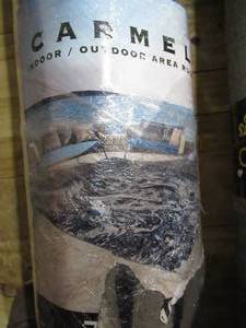 lot 3 image: Carmel Blue IndoorOutdoor Rug