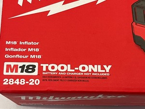 New Milwaukee M18 Inflator