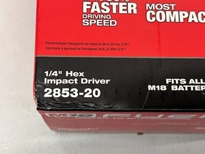 New Milwaukee M18 Fuel 14 Hex Impact Driver