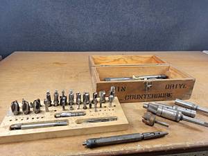 lot 2183 image: ECLIPSE Pin Drive Counterbore Set (Incomplete) - Sizes from 14 to 1-12